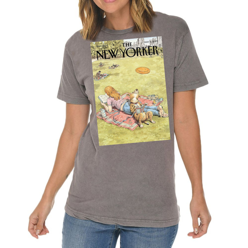 The New Yorker Back Issue Vintage T-Shirt by carolbrack | Artistshot