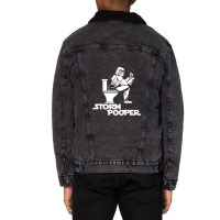 Storm Pooper Unisex Sherpa-lined Denim Jacket | Artistshot