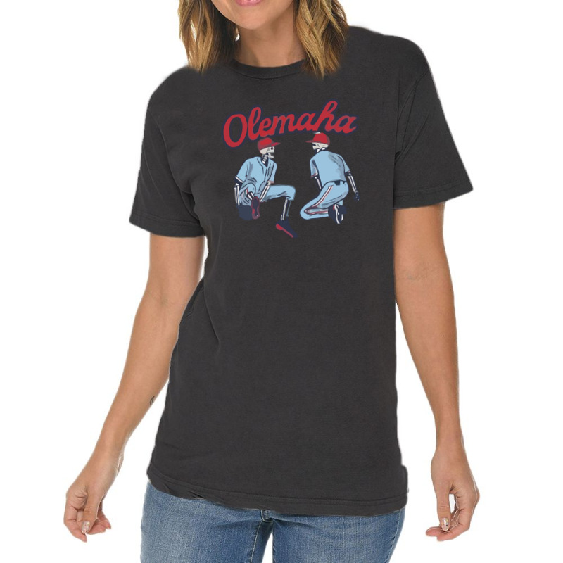 Olemaha Baseball Vintage T-shirt | Artistshot