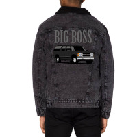 Big Boss Suburban (black) Unisex Sherpa-lined Denim Jacket | Artistshot