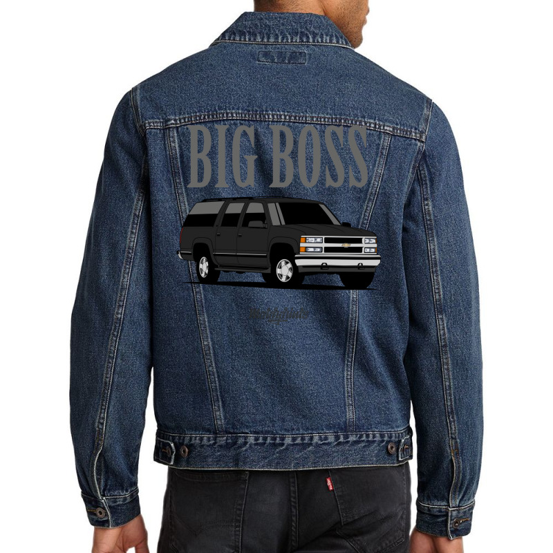 Big Boss Suburban (black) Men Denim Jacket by fattytanyahy | Artistshot