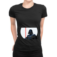 Vader And Red Sword Ladies Fitted T-shirt | Artistshot