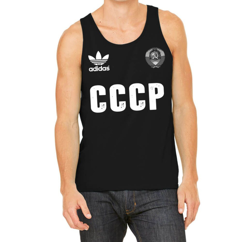 Cccp Long Tank Top by fattytanyahy | Artistshot