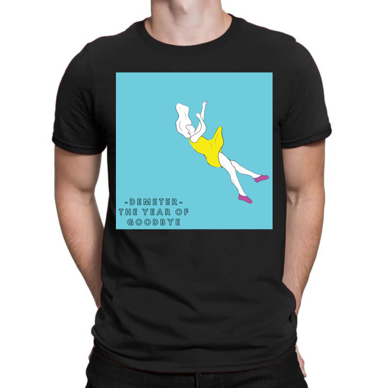 Hot Trend Falling Design - The Year Of Goodbye Ep (original Cyan) T-shirt | Artistshot