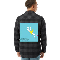 Hot Trend Falling Design - The Year Of Goodbye Ep (original Cyan) Flannel Shirt | Artistshot