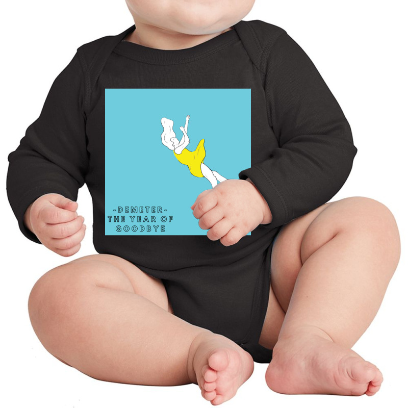 Hot Trend Falling Design - The Year Of Goodbye Ep (original Cyan) Long Sleeve Baby Bodysuit | Artistshot