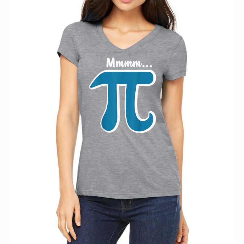 Mmm Pi Mmm Pie Shirt Pi Day Tee Shirts 2023 Math Pun T Shirt Women's V ...