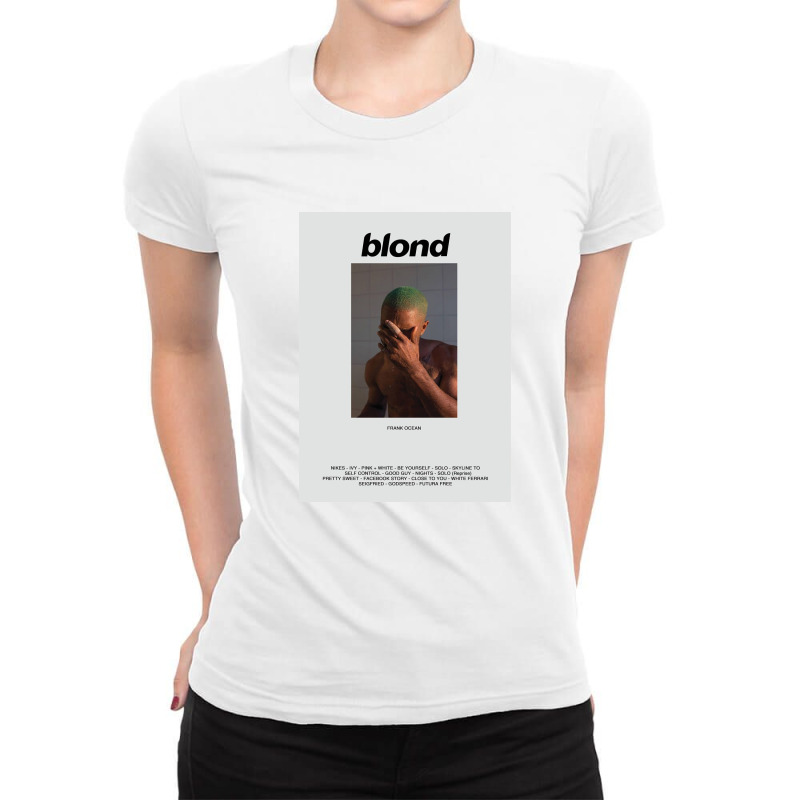 Blond Tracklist Ladies Fitted T-Shirt by selinalares | Artistshot