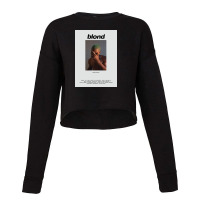 Blond Tracklist Cropped Sweater | Artistshot