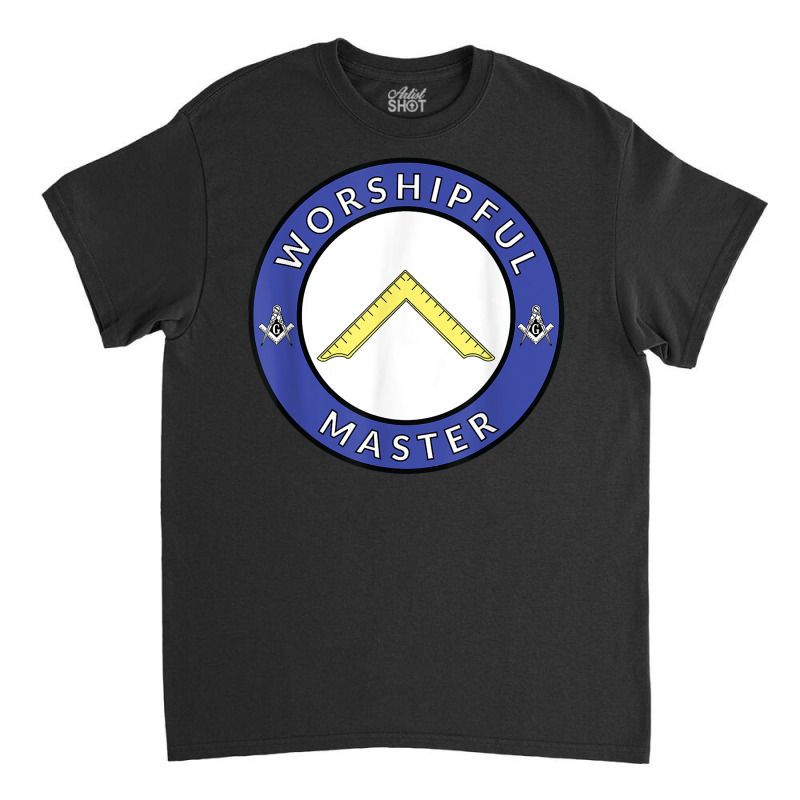 Mens Worshipful Master Mason Lodge Masonic Officer Gavel Hat T Shirt Classic T-shirt by mal1o2poncio | Artistshot