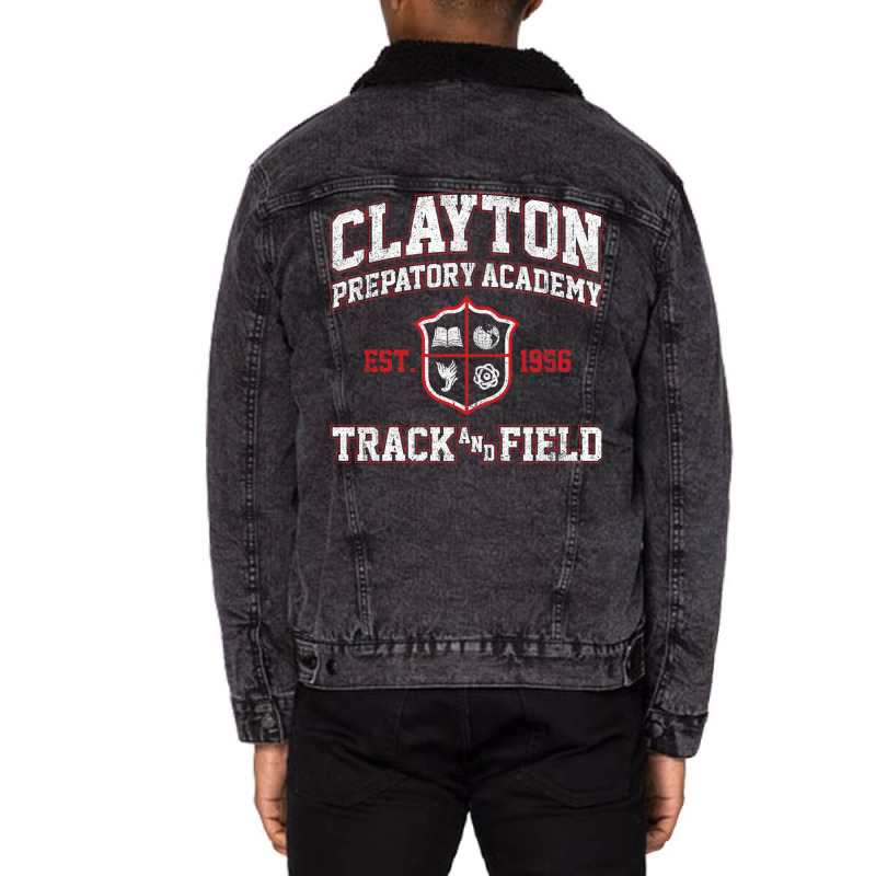 Clayton Prep Track & Field Unisex Sherpa-lined Denim Jacket | Artistshot