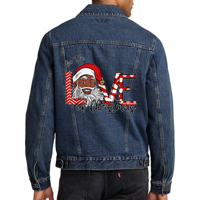 Christmas Full Of Love Men Denim Jacket | Artistshot