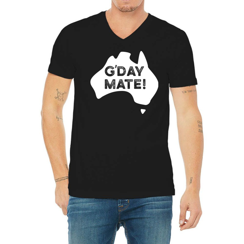 G'day Mate! V-Neck Tee by fattytanyahy | Artistshot