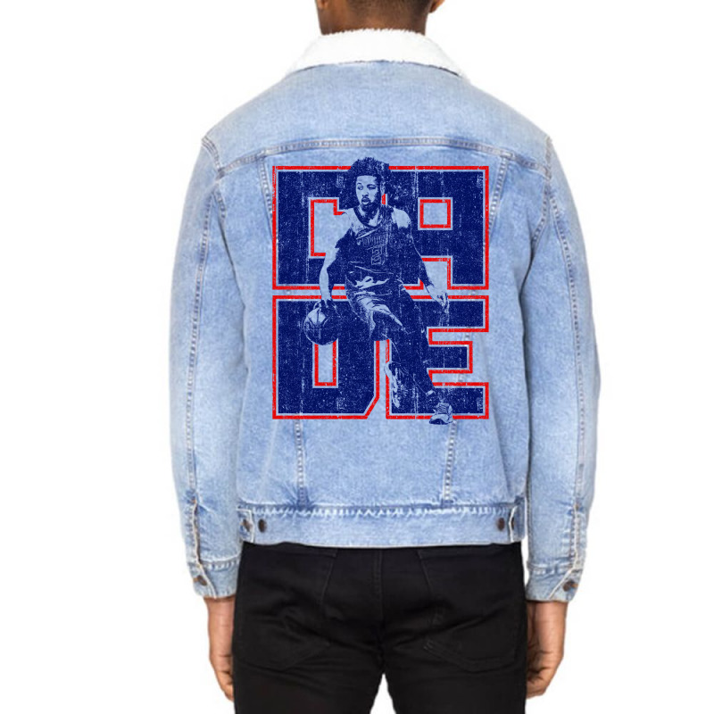 Cade Cunningham (variant) Unisex Sherpa-Lined Denim Jacket by zuhurahadwehv | Artistshot