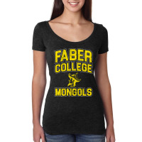 Faber College Mongols Women's Triblend Scoop T-shirt | Artistshot