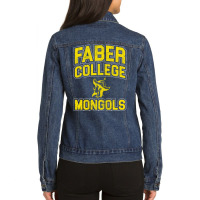 Faber College Mongols Ladies Denim Jacket | Artistshot