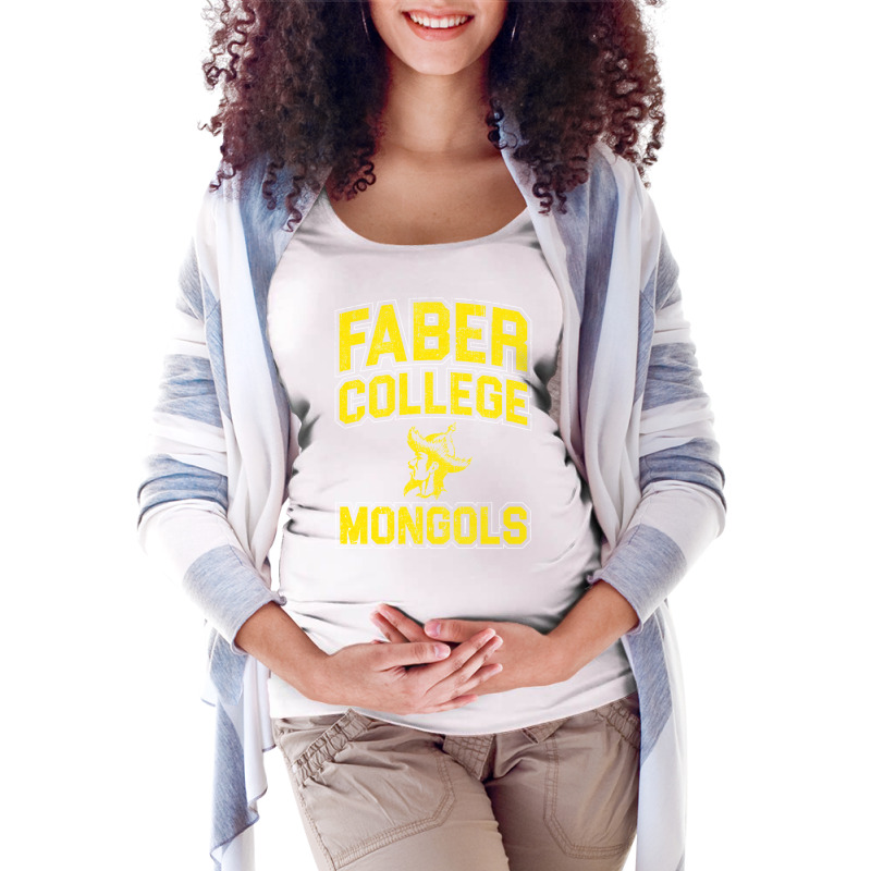 Faber College Mongols Maternity Scoop Neck T-shirt by foudelbitunv | Artistshot