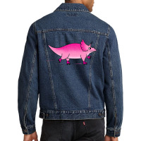 Humor Silhouette Bone Joke Men Denim Jacket | Artistshot