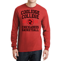 Coolidge College Chickadees Basketball   Van Wilder (variant) Long Sleeve Shirts | Artistshot