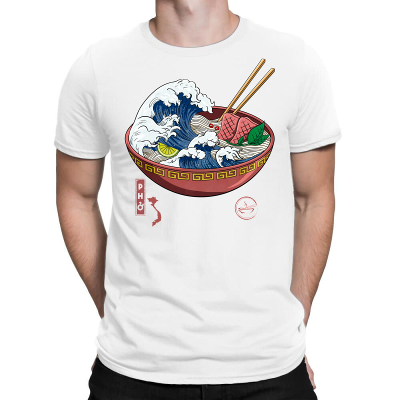 The Great Pho Wave T-shirt | Artistshot