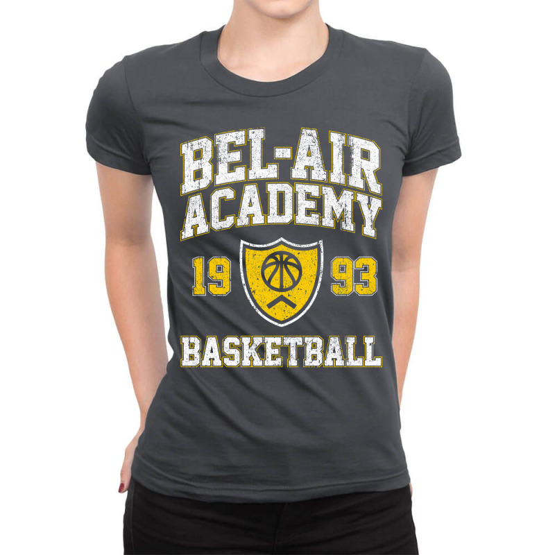 Bel Air Academy Basketball 1 Ladies Fitted T-Shirt by nuuhphanrad | Artistshot