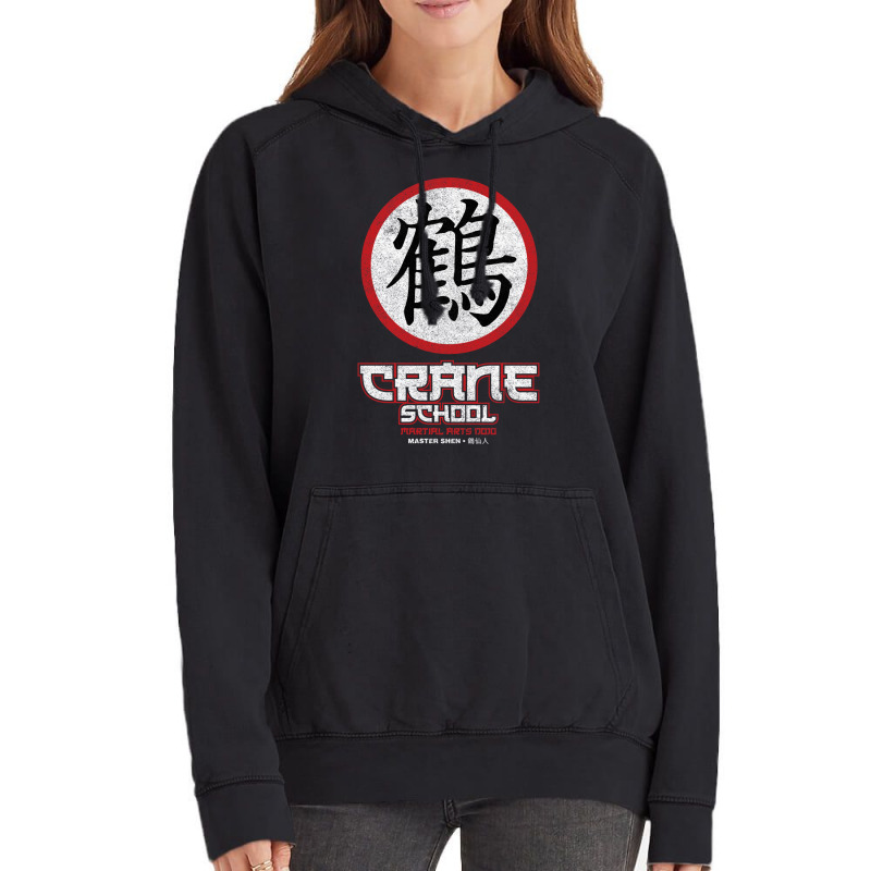 Crane School Martial Arts Dojo Vintage Hoodie | Artistshot