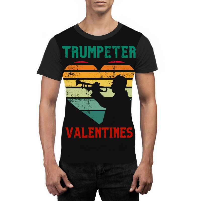 Trumpeter Valentines Graphic T-shirt | Artistshot