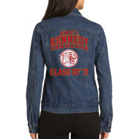 Robert F Kennedy Junior High School Class Of 71   Wonder Years (varian Ladies Denim Jacket | Artistshot