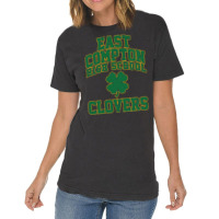 East Compton High School Clovers (variant) Vintage T-shirt | Artistshot