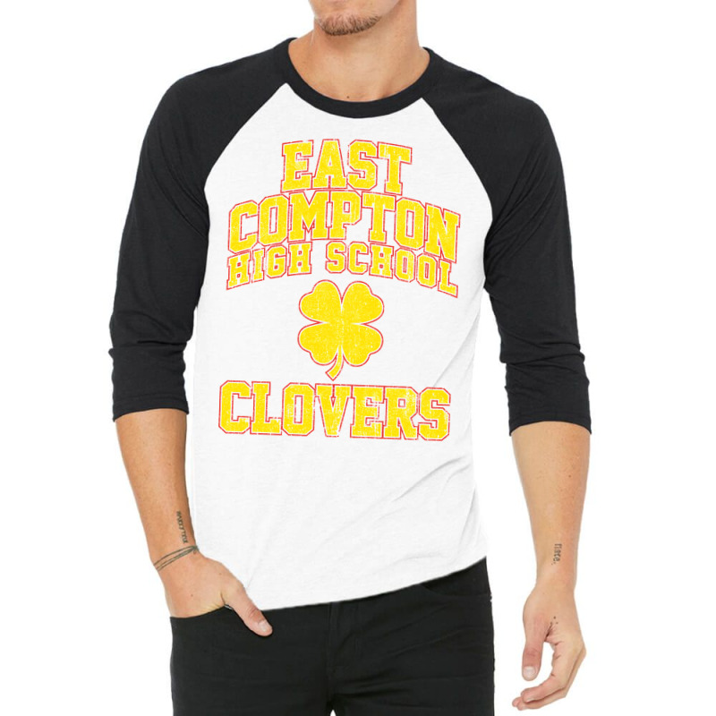 East Compton High School Clovers 3/4 Sleeve Shirt by xakimhaganeq | Artistshot