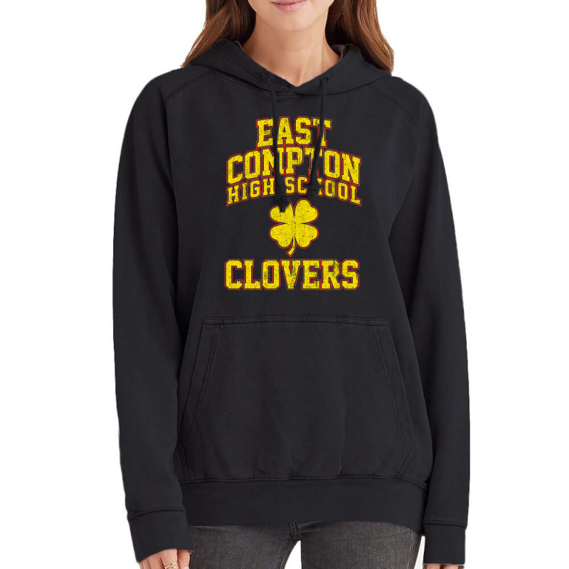 East Compton High School Clovers Vintage Hoodie by xakimhaganeq | Artistshot