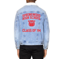 Springwood High School Class Of 84 Unisex Sherpa-lined Denim Jacket | Artistshot