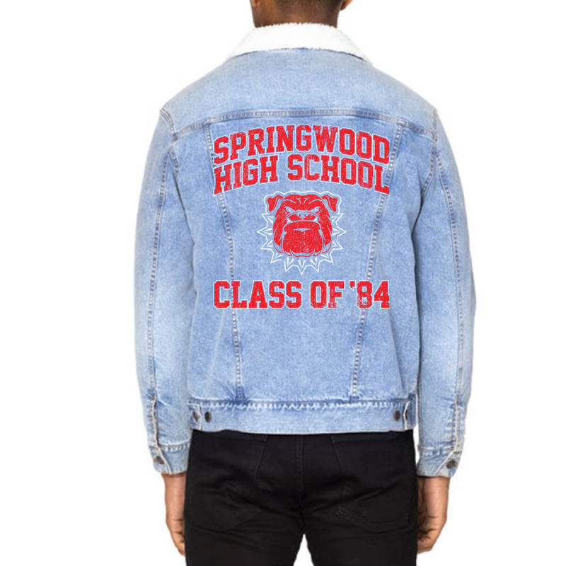 Springwood High School Class Of 84 Unisex Sherpa-Lined Denim Jacket by ceferiflaautg | Artistshot