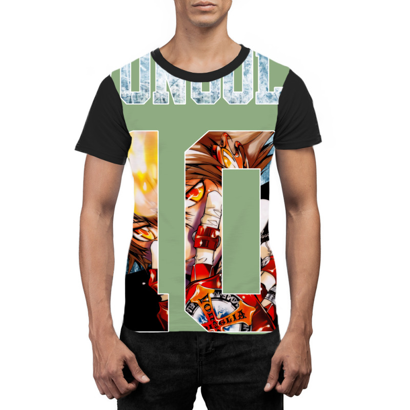 Katekyo Hitman Reborn! Sawada Tsunayoshi Vogola Nr. 10 Jersey 1 Graphic T-shirt | Artistshot