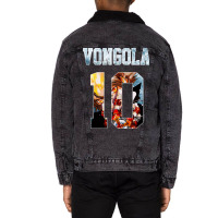 Katekyo Hitman Reborn! Sawada Tsunayoshi Vogola Nr. 10 Jersey 1 Unisex Sherpa-lined Denim Jacket | Artistshot