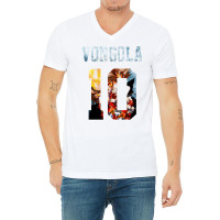 Katekyo Hitman Reborn! Sawada Tsunayoshi Vogola Nr. 10 Jersey 1 V-neck Tee | Artistshot