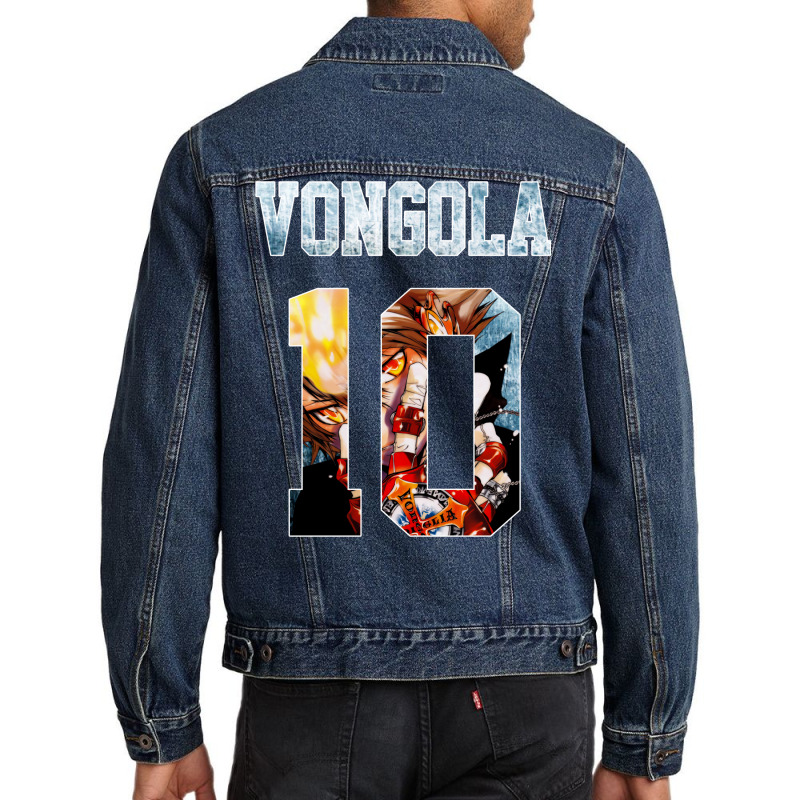 Katekyo Hitman Reborn! Sawada Tsunayoshi Vogola Nr. 10 Jersey 1 Men Denim Jacket | Artistshot