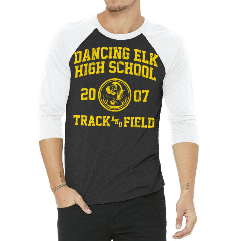 Dancing Elk Track And Field (juno) 3/4 Sleeve Shirt | Artistshot