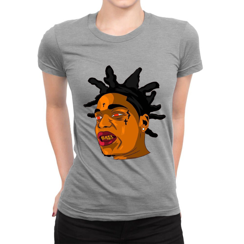 Art Of Animation Black Rap Ladies Fitted T-Shirt by ChristineJBunch | Artistshot