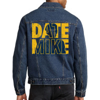 Date Mike (variant) Men Denim Jacket | Artistshot