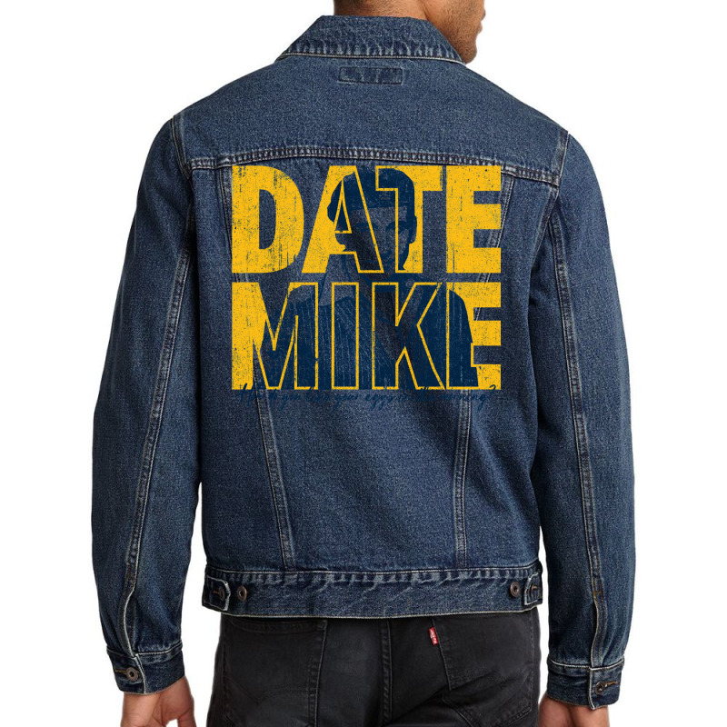 Date Mike (variant) Men Denim Jacket | Artistshot