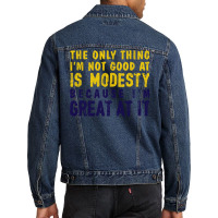 Modesty (variant) Men Denim Jacket | Artistshot