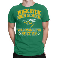 Wiskayok High School Yellowjackets Soccer T-shirt | Artistshot