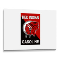 Awesome Red Indian Gasoline Metal Print Horizontal | Artistshot