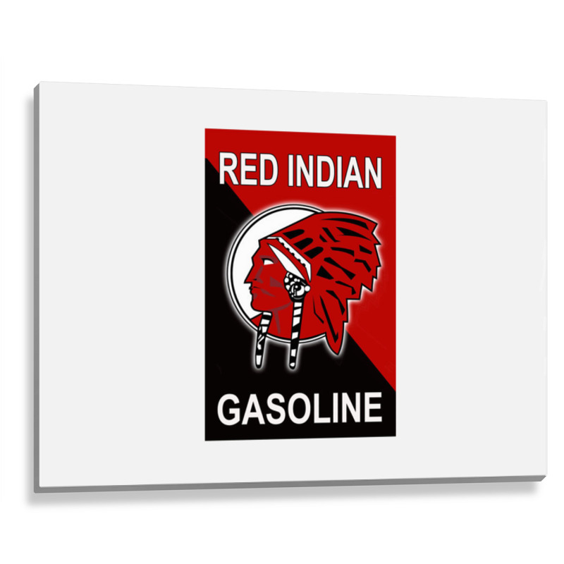 Awesome Red Indian Gasoline Metal Print Horizontal | Artistshot