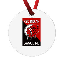 Awesome Red Indian Gasoline Ornament | Artistshot