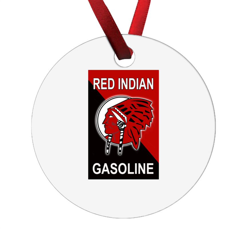 Awesome Red Indian Gasoline Ornament | Artistshot