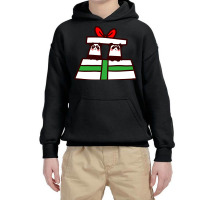 Christmas Twin Pandas Youth Hoodie | Artistshot