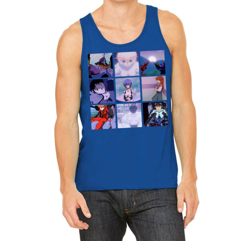 Neon Genesis Evangelion Vaporwave Aesthetic Tank Top | Artistshot