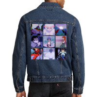 Neon Genesis Evangelion Vaporwave Aesthetic Men Denim Jacket | Artistshot